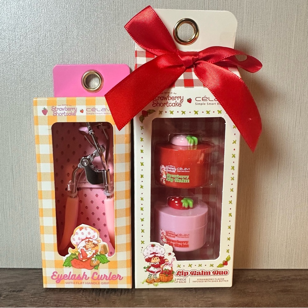 Strawberry Shortcake Eyelash Curler and Lip Balm Duo